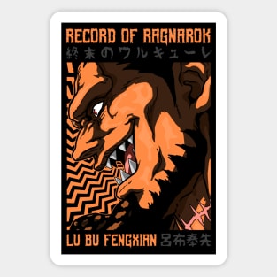 Lu Bu Fengxian - RECORD RAGNAROK - Manga Anime Design V2 Magnet